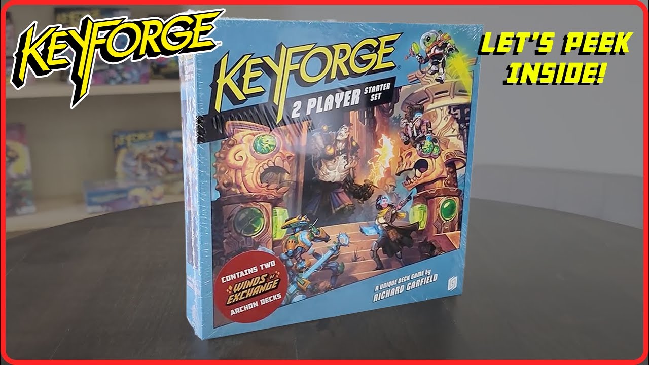 The First Print! Unboxing KeyForge 2 Player Starter Set