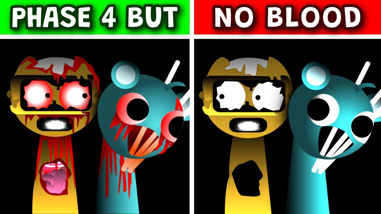 Sprunki Phase 4 But NO BLOOD