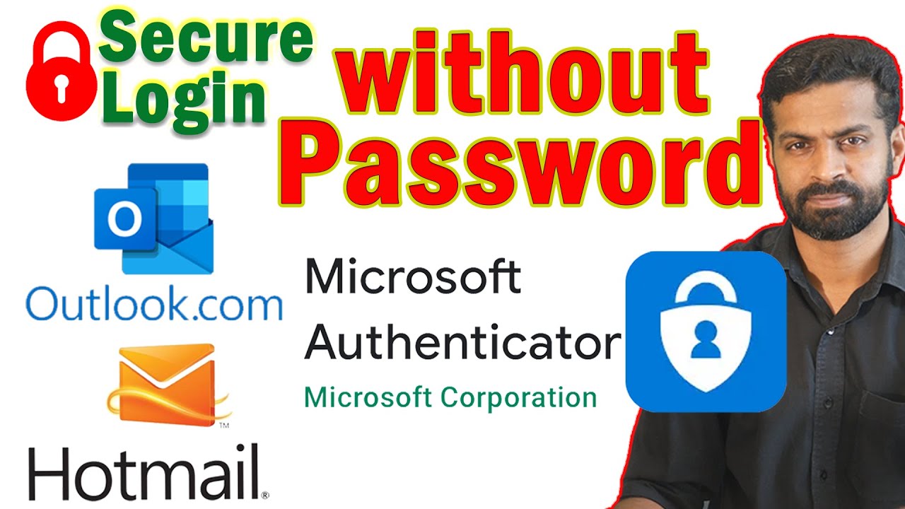 Microsoft Authenticator, вход в Hotmail и Outlook без пароля | Без пароля | Быстро, безопасно