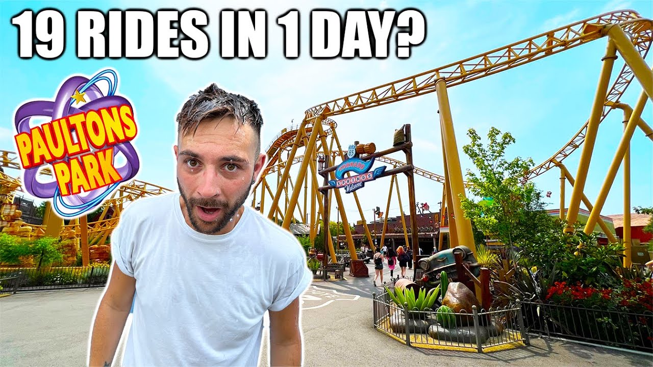 EVERY Ride At Paultons Park In 1 Day (Hottest Day EVER) 🔥