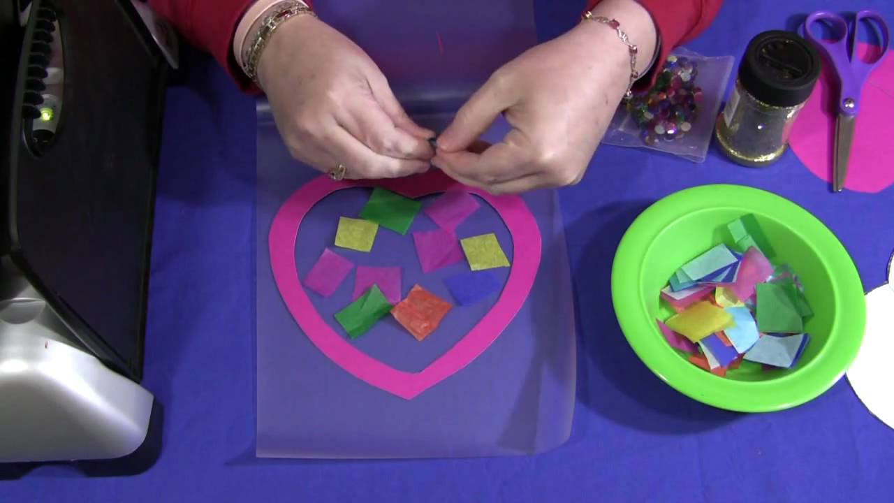 Heart Sun Catcher (How To Make A Sun Catcher)