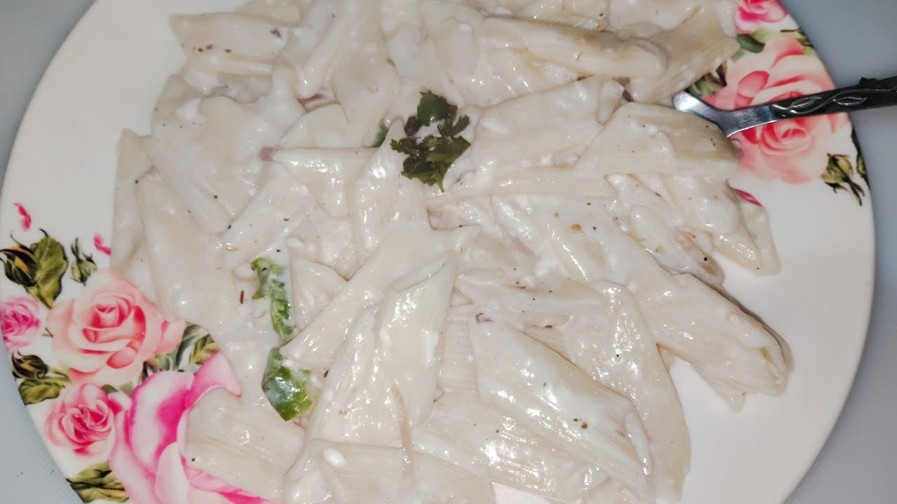 White sauce pasta ki recipe 😋 Happy republic Day 😍