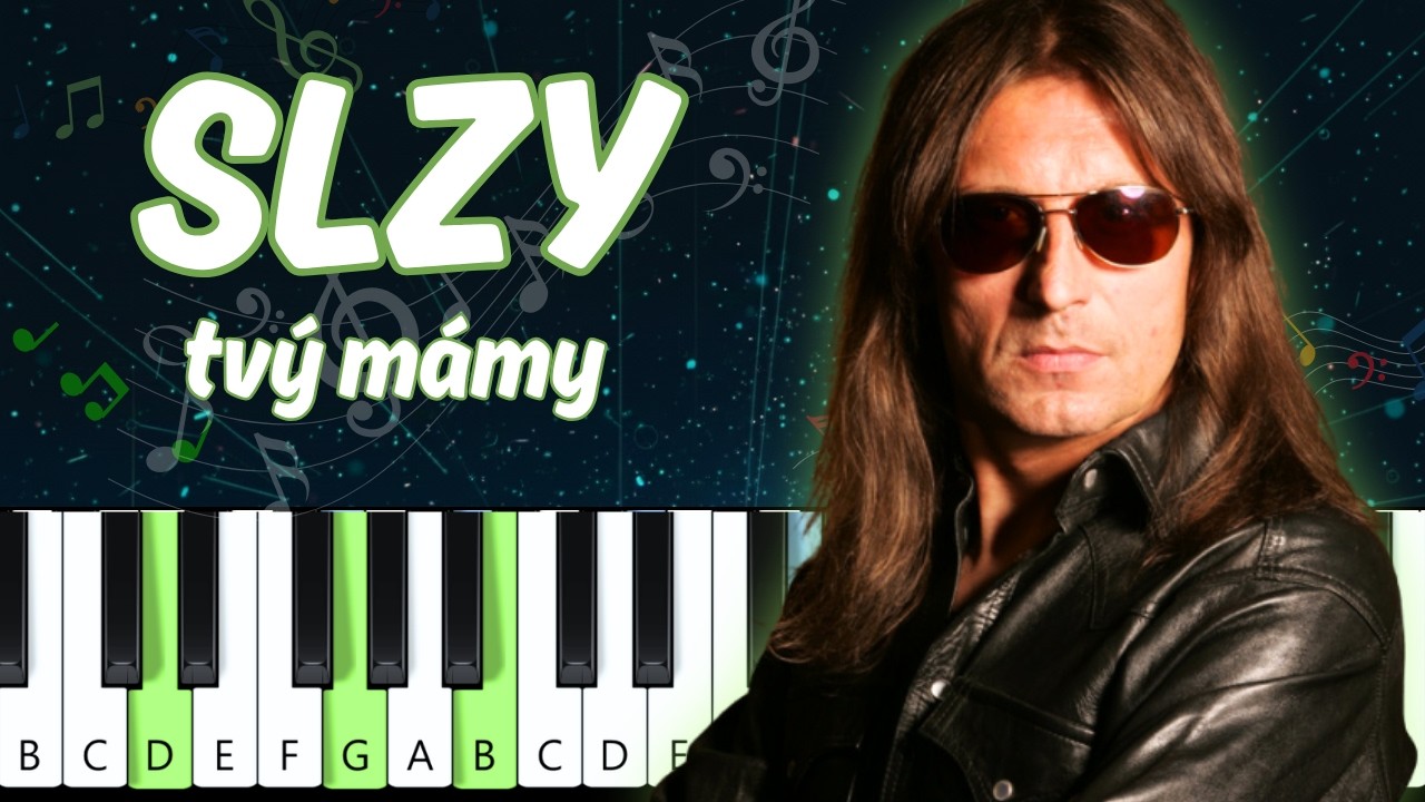 Olympic - Slzy tvý mámy (piano tutorial | klavír | akordy | noty | české písničky)