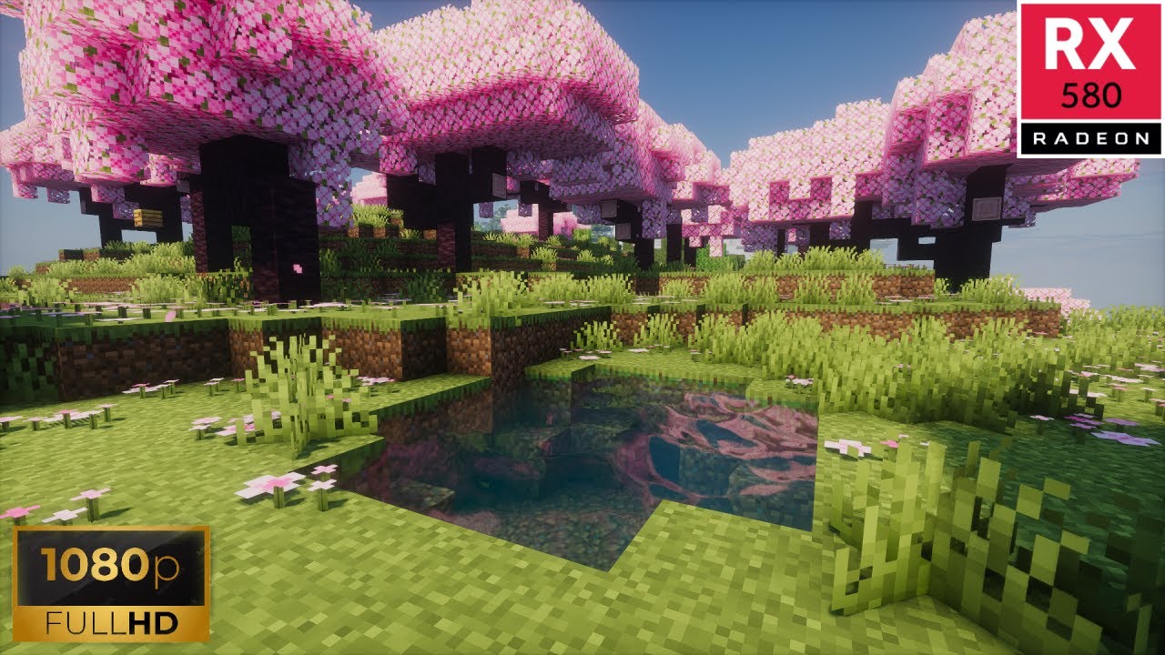 Minecraft 1.21.1 | Rx 580 + i7 3770 ( 1080p 10 Shaders )