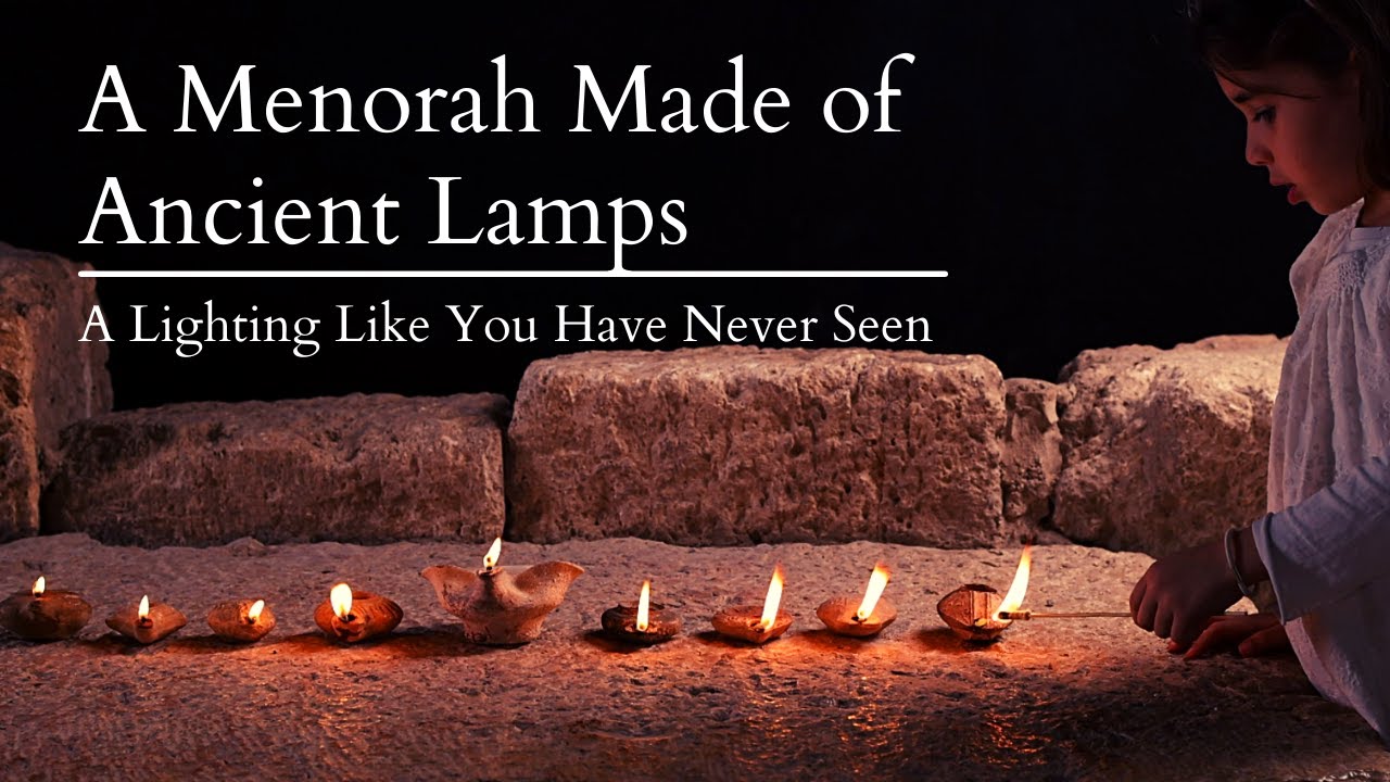 A Menorah Like You Have Never Seen - A Lighting Through the Ages of Ancient Lamps