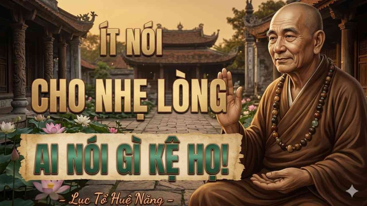 Lục Tổ Huệ Năng - Ít Nói Cho Nhẹ Lòng, Giữ Tâm Tĩnh Lặng Cho Đời An Nhiên