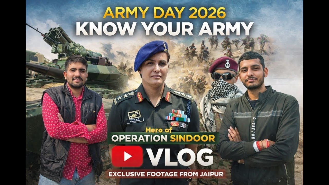 Inside KNOW YOUR ARMY 2026 Jaipur 🇮🇳 | Hero of Operation Sindoor | Full Army Experience!🫡