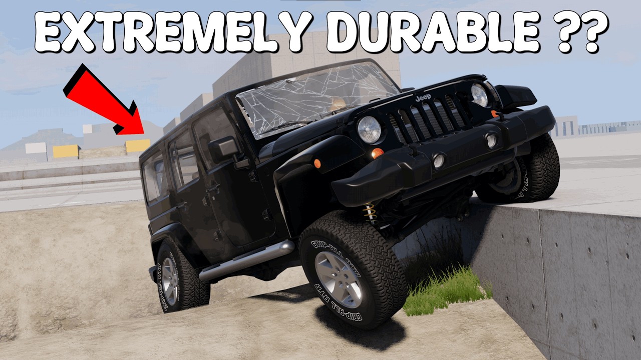 DESTROYING A JEEP WRANGLER ! [THE HARD WAY] | BeamNG.Drive