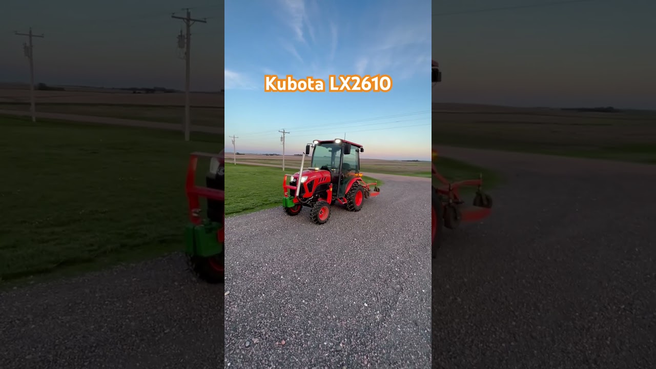 LX2610 #kubotatractor #kubota #compacttractor #farmliving #country