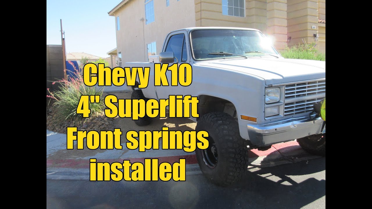 Chevy K10 Update - Superlift 4