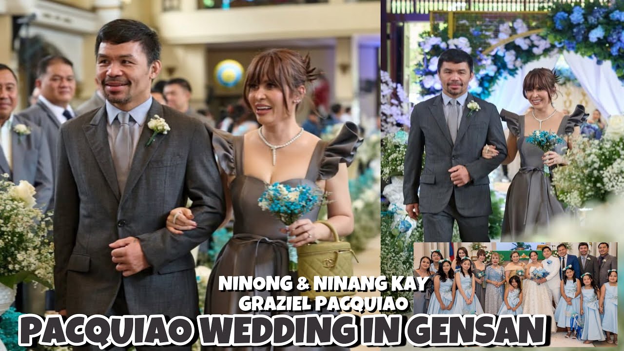 PACQUIAO WEDDING IN GENSAN ✨ NINONG MANNY & NINANG JINKEE SA ANAK NI BOBBY & LORELIE PACQUIAO