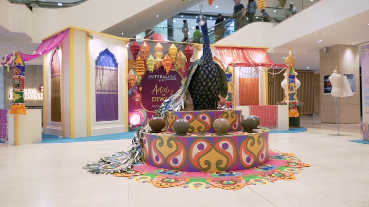 Artistry of Diwali - Kolam Making at Intermark Mall
