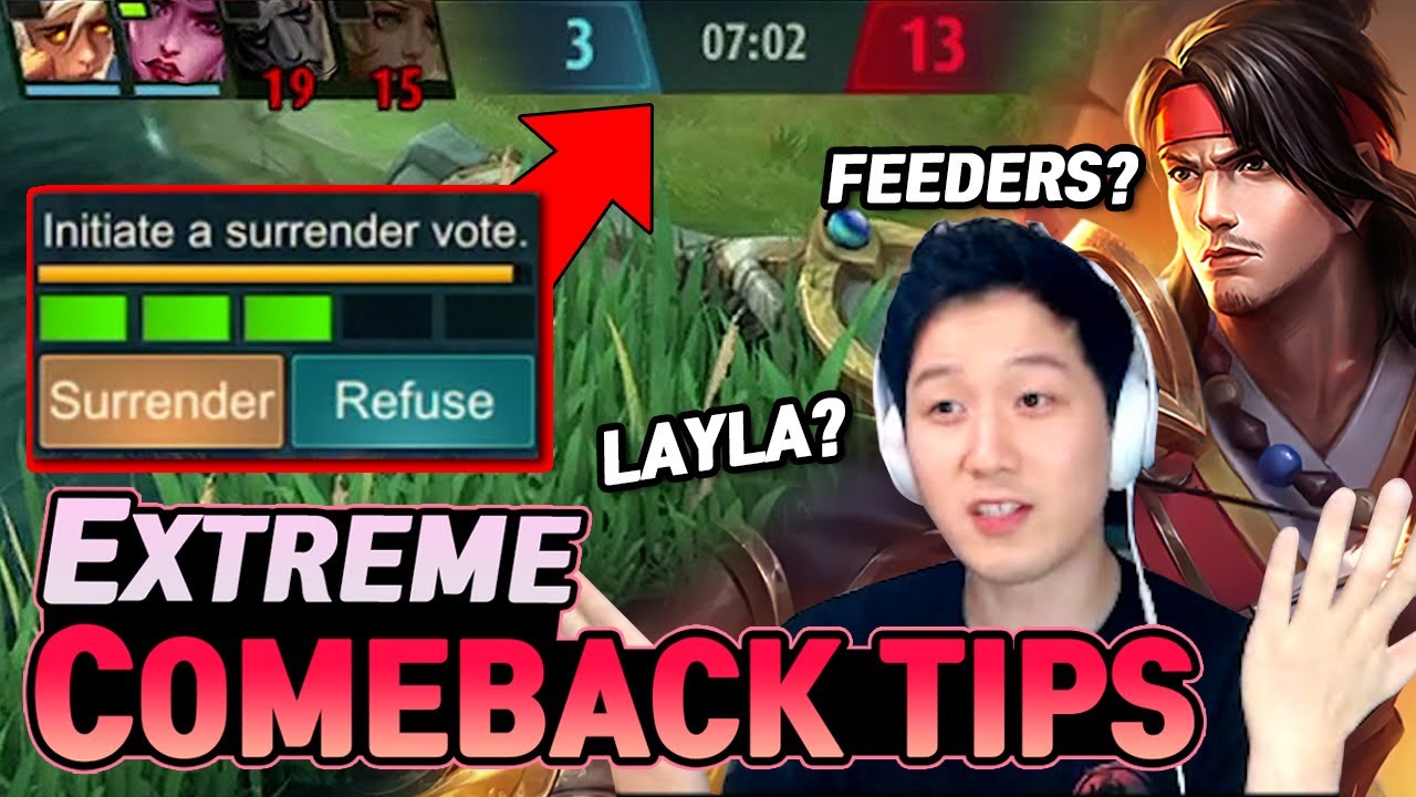 Extreme tips to make a comeback!!! | Mobile Legends Yisunshin