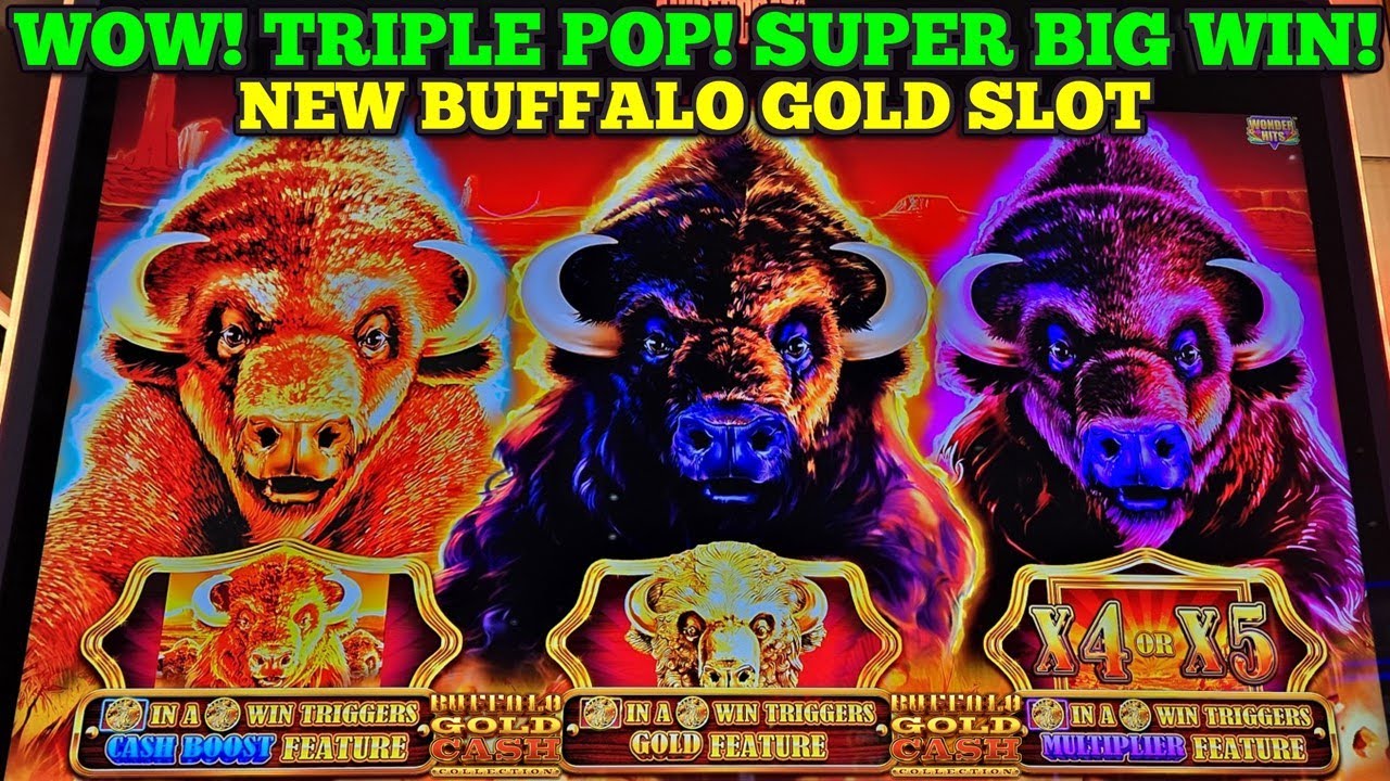 ВАУ! СУПЕР-КРУПНЫЙ ВЫИГРЫШ! ТРОЙНОЙ ВЫИГРЫШ В НОВОМ СЛОТЕ BUFFALO GOLD CASH | New Buffalo Slot | ...