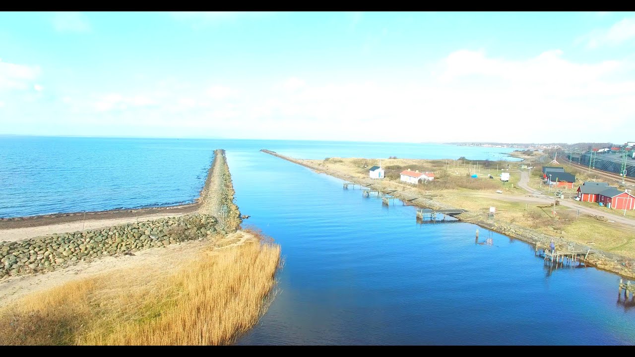 Sverige från ovan! Ängelholm - Skälderviken. Phantom 3 Pro egendoms-film