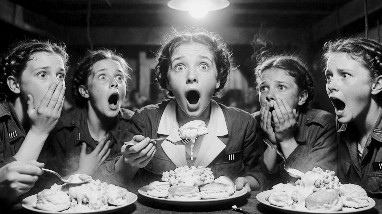 “Is This Truly for Us?” | German Women POWs Overwhelmed by First Biscuits & Gravy