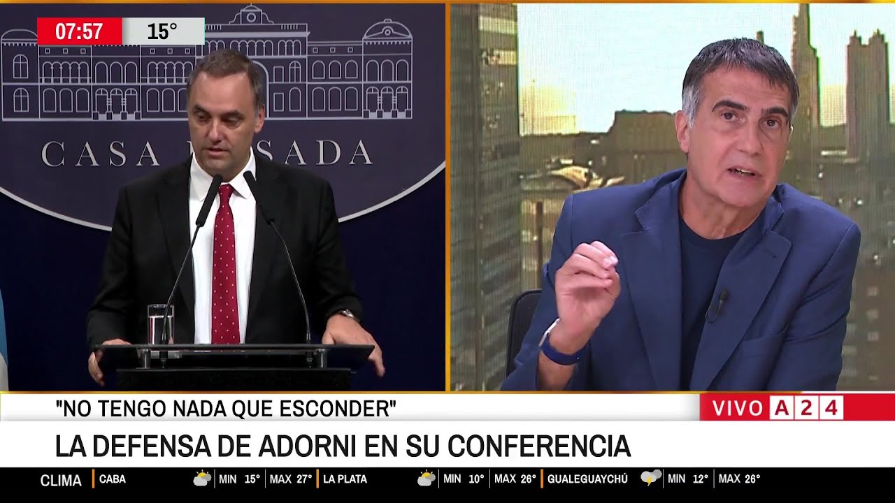 📢 LAJE POR CONFERENCIA DE  ADORNI: 
