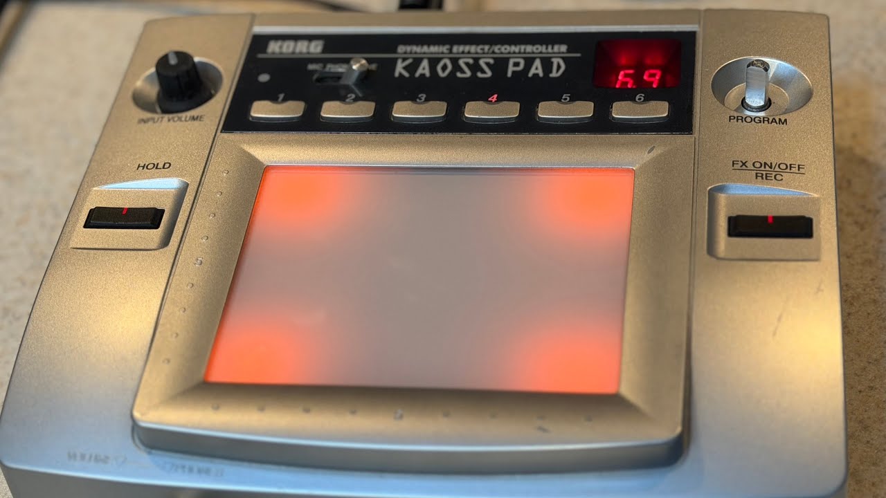 The Original Korg Kaoss Pad KP1 is Still a Lot of Fun, Looping and Exploring