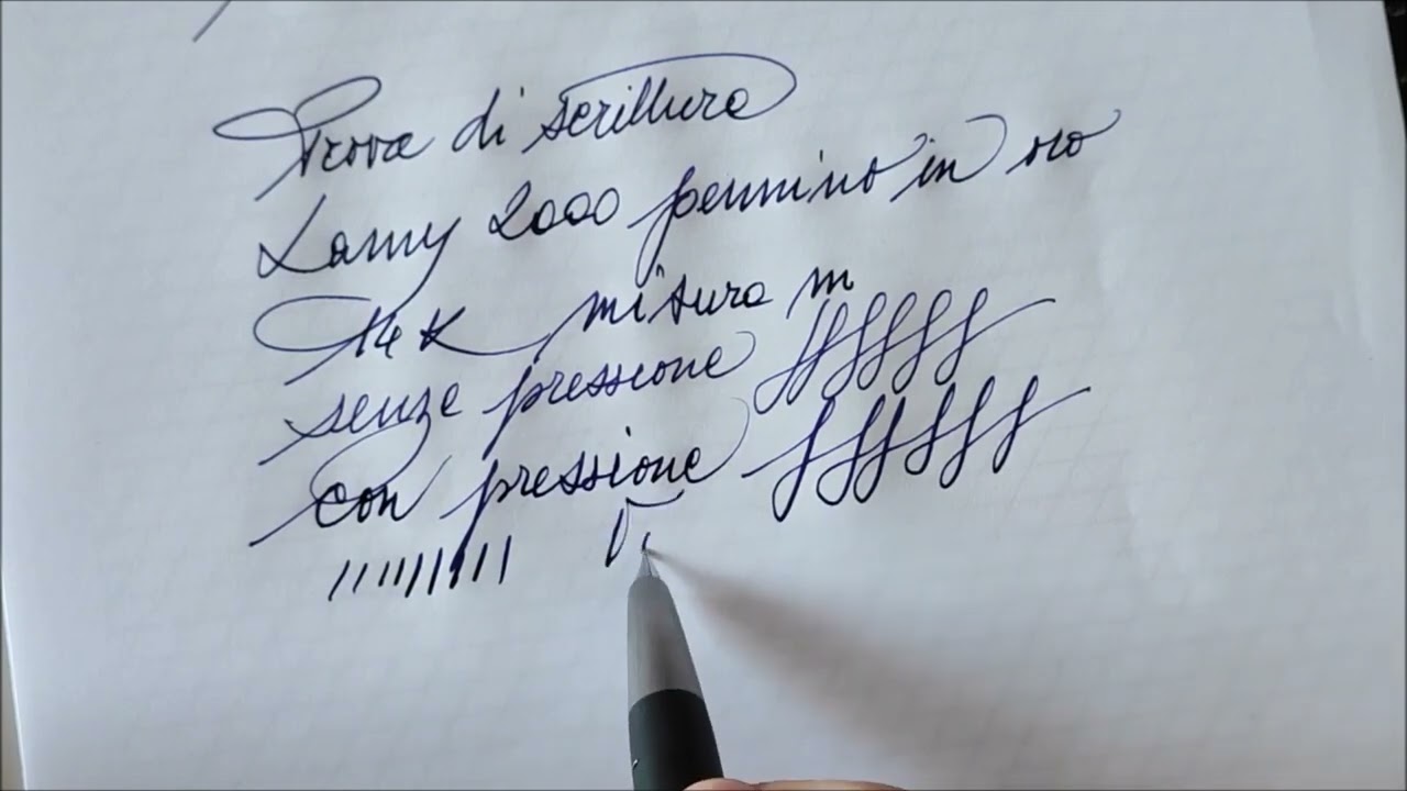 Lamy 2000 Stilografica - Luigi Barbato - Circolo Stilografico Romano