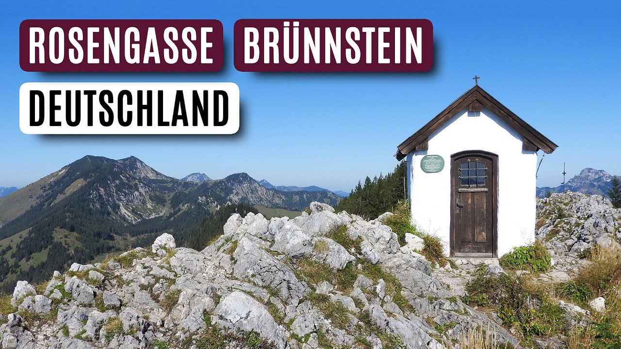 🇩🇪 Rosengasse | Brünnstein • Wanderung mit Klettersteig bei Bayrischzell in Bayern