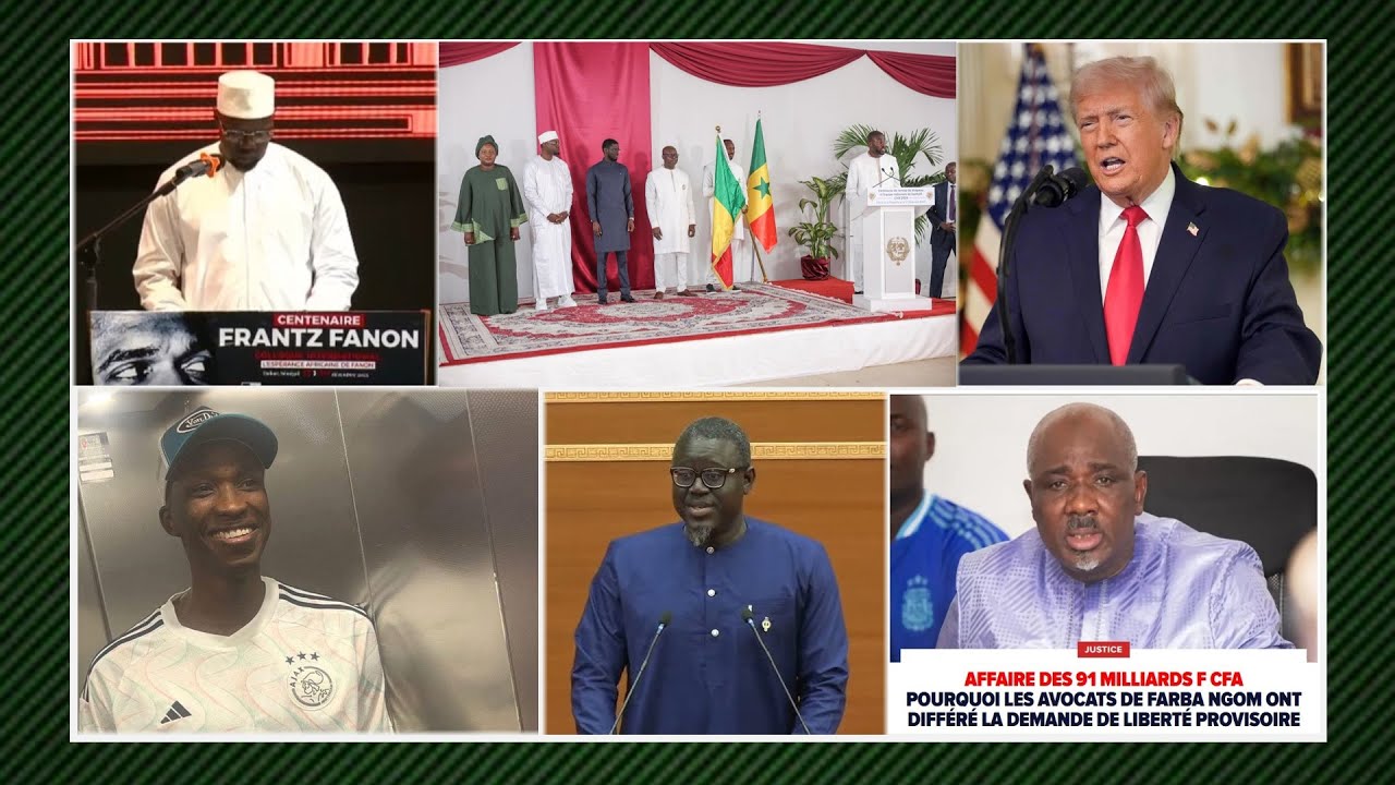 DIOMAYE GALVANISE LES LIONS TRUMP BLOQUE LES SUPPORTERS...SONKO UN DISCOURS MEMORIAL...FARBA PRESSE.