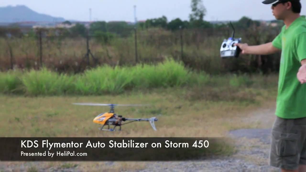 HeliPal.com - KDS Flymentor Auto Stabilizer Hovering Test
