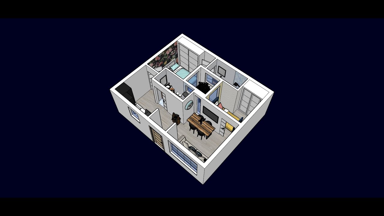 CASA 7X6 M/ 2 HAB/ 2 BAÑOS