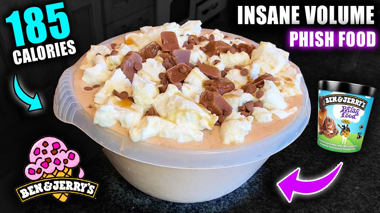 Низкокалорийное, безумного объема *ФИШ-ЕДА* МОРОЖЕНОЕ BEN & JERRY'S АНАБОЛИЧЕСКОЕ (ВСЕГО 185 КАЛО...