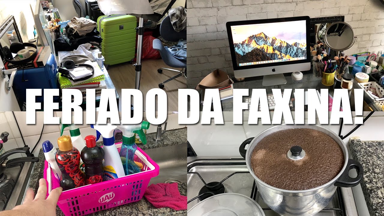 FAXINA PESADA + ARRUMANDO ESCRITÓRIO + MARCELINHO NA COZINHA | Luh Sicchierolli
