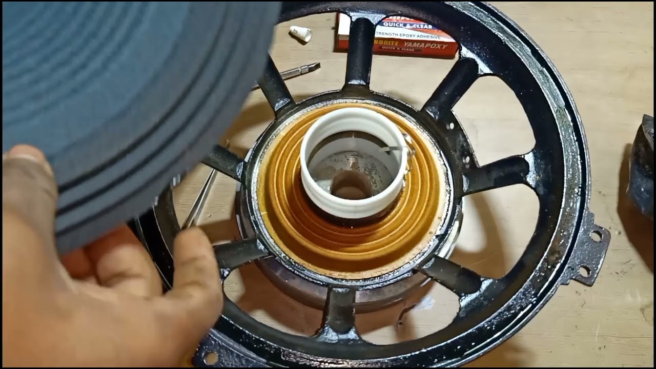 12inch 300watt speaker repair 12 इंच 300 वाट स्पीकर फुल वाइब्रेशन टेस्टिंग