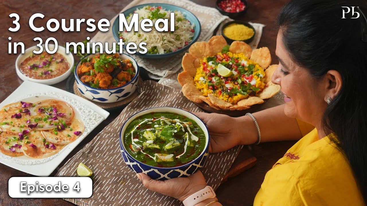 3 Course Meal with Pankaj in 30 minutes I Ep- 4 I Winter Recipes I 3 कोर्स मेनू I Pankaj Bhadouria