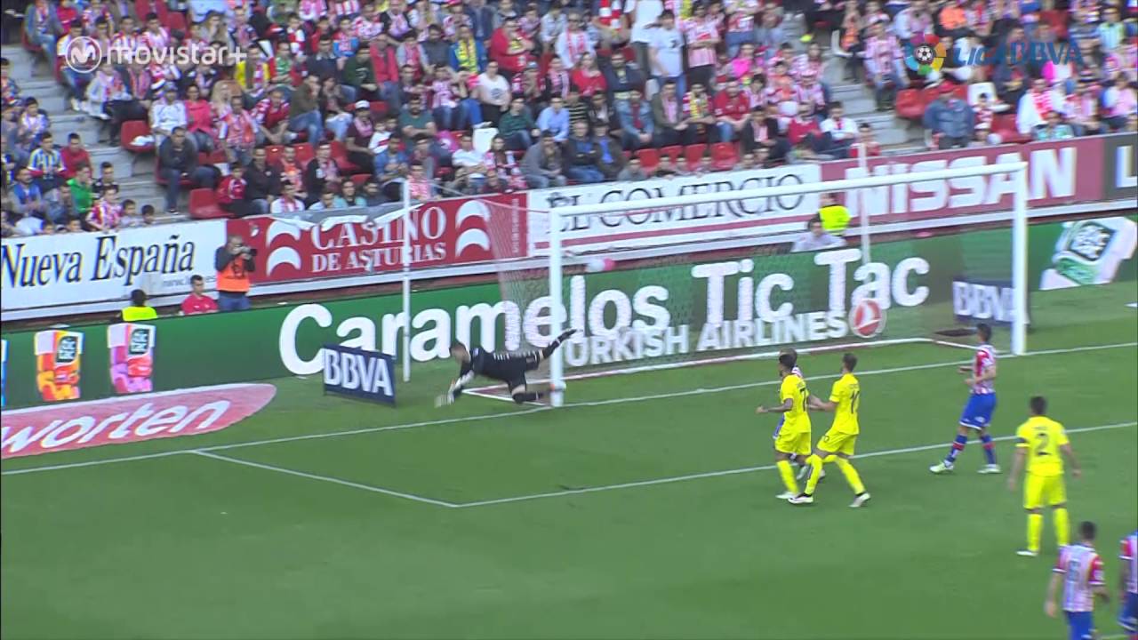Highlights Sporting de Gij&oacute;n (2-0) Villarreal CF