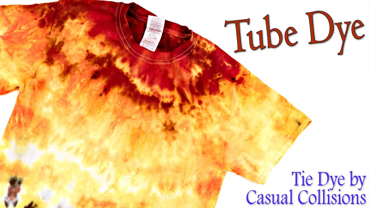 Tie Dye:  Tube Dye Experiment [Ice Dye/HWI]