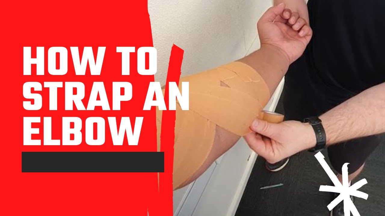 How to strap an Elbow for a MCL sprain or hyperextension injury