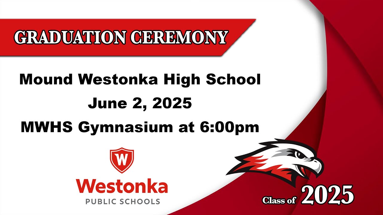 Mound Westonka High School 2025 Graduation Ceremony