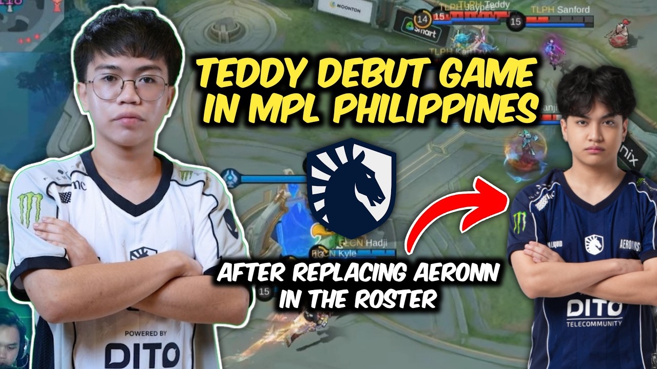 TEDDY DEBUT GAME IN MPL PHILIPPINES AFTER REPLACING AERONNSHIKII | TEAM LIQUID PH vs TEAM FALCONS PH
