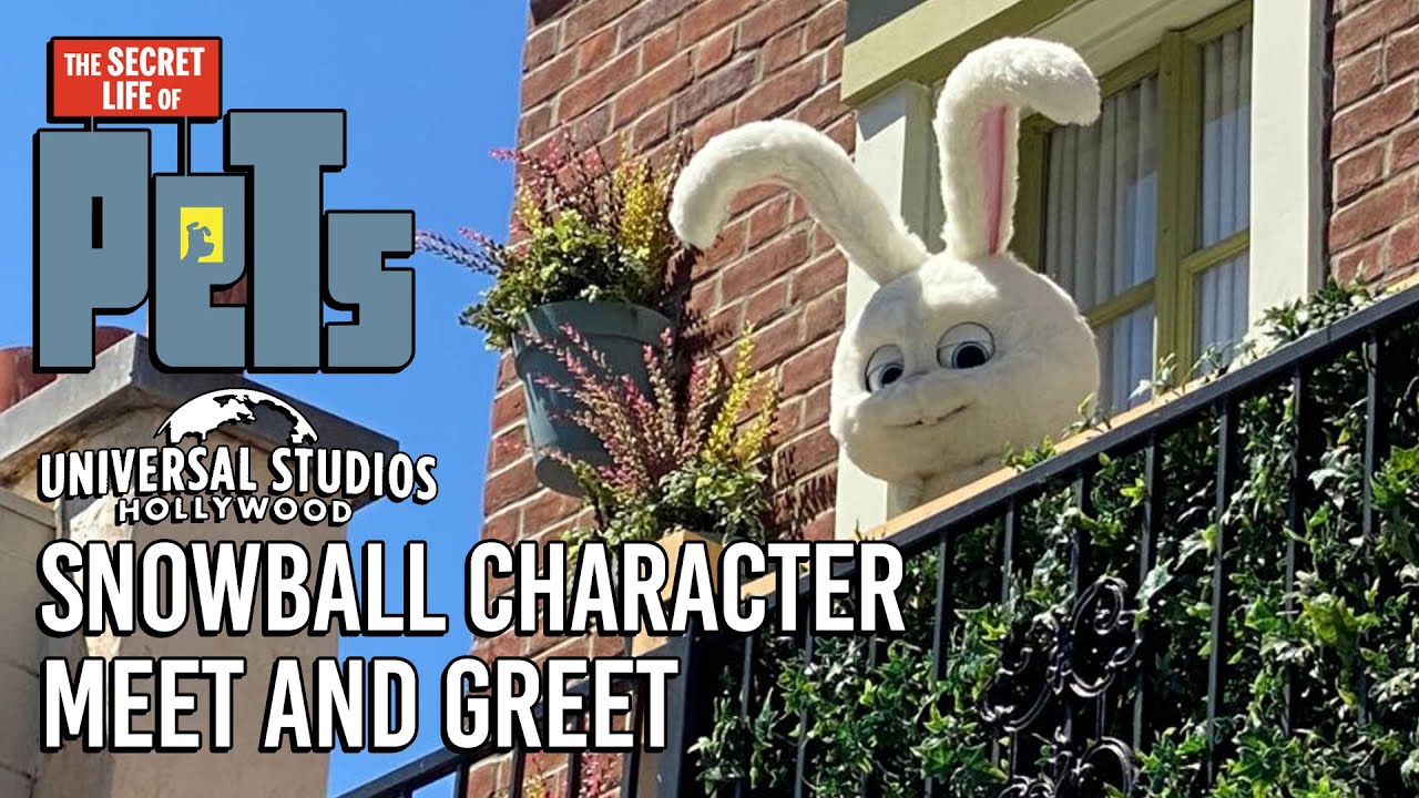 Snowball from “The Secret Life of Pets” Character Meet and Greet at Universal Studios Hollywood