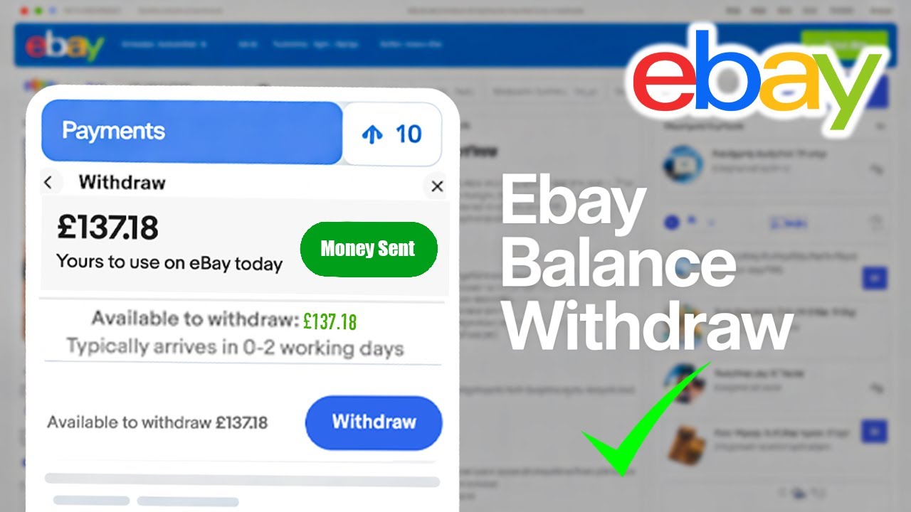 Как вывести деньги с баланса eBay на банковский счет в 2026 году (простое руководство)