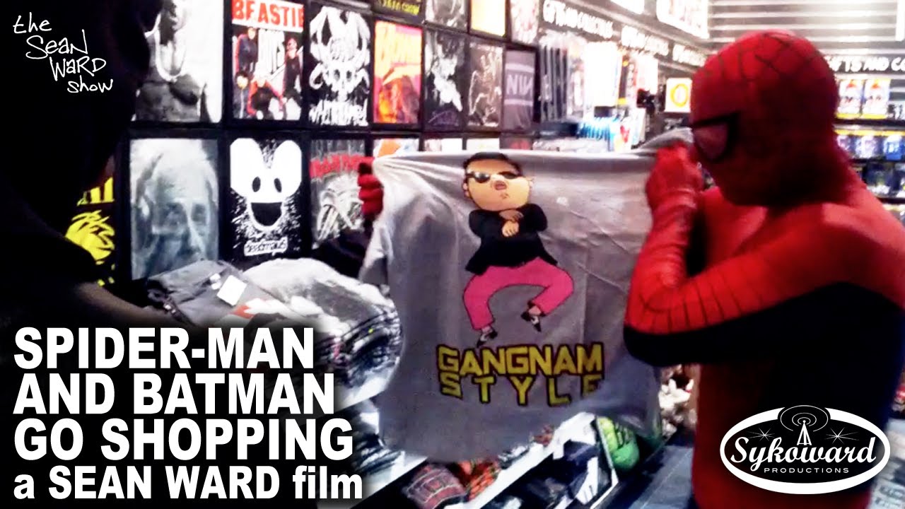 Spider-Man & Batman Go Shopping