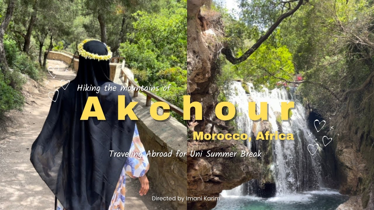 Hiking Akchour in a dress🧕🏾| MINI VLOG 𐙚