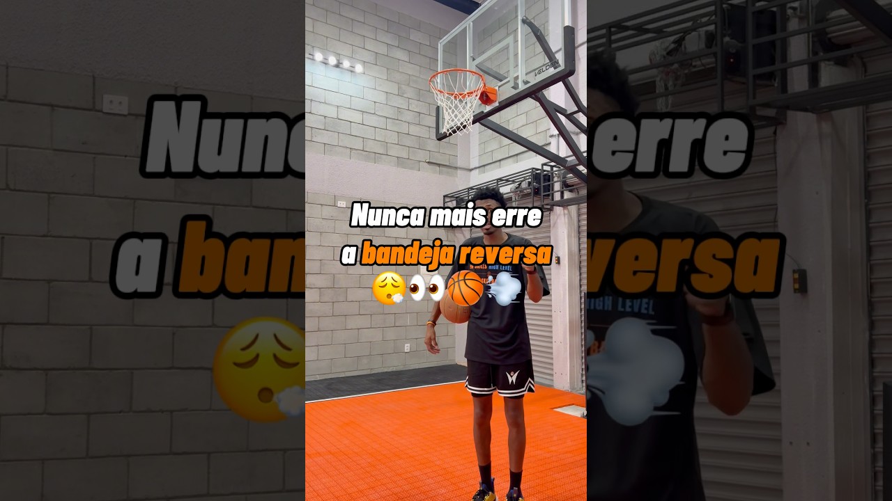 O segredo da bandeja reversa 👀😮&zwj;💨🏀bandeja
