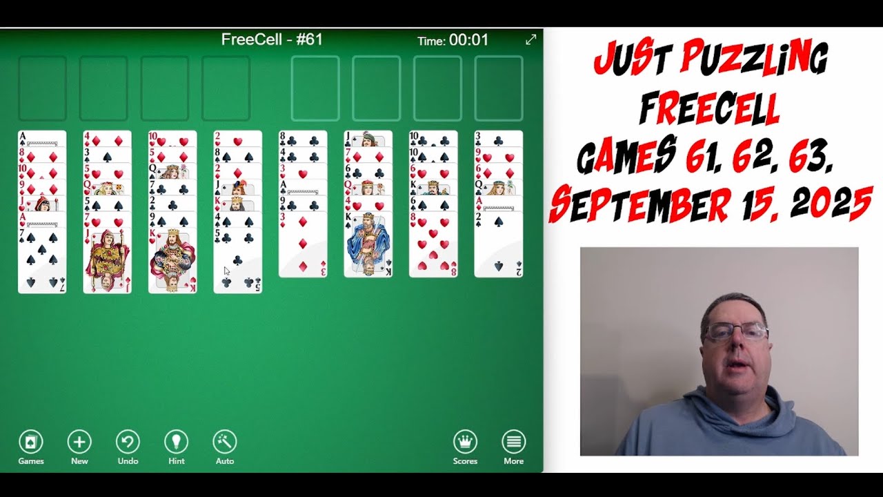 Learning Freecell By Doing and Explaining Games 61, 62 and 63