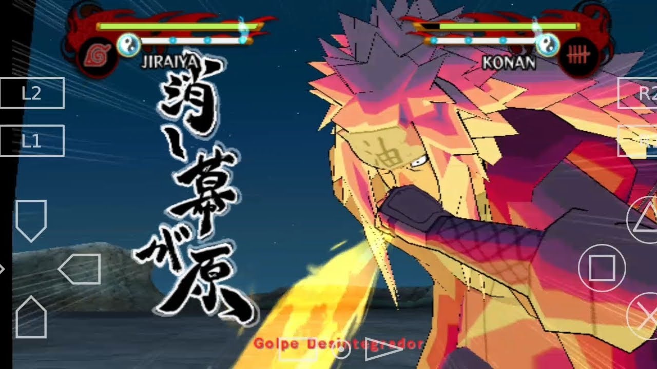 Jiraiya  ( modo sábio) VS Konan e Pain (insano) @NarutoGamerBRoficial 
