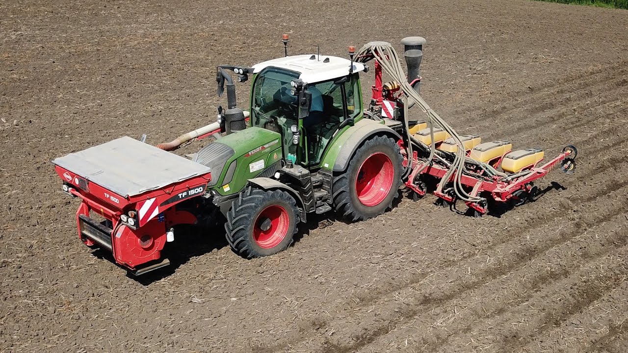 Fendt 313 | Väderstad Tempo V8 | Semina mais 2024