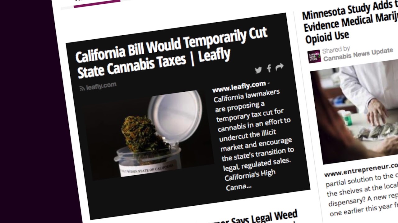 Cannabis News Update - March 16, 2018