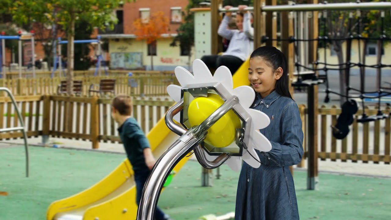 Daisy Petal Drum for Parks and Playgrounds