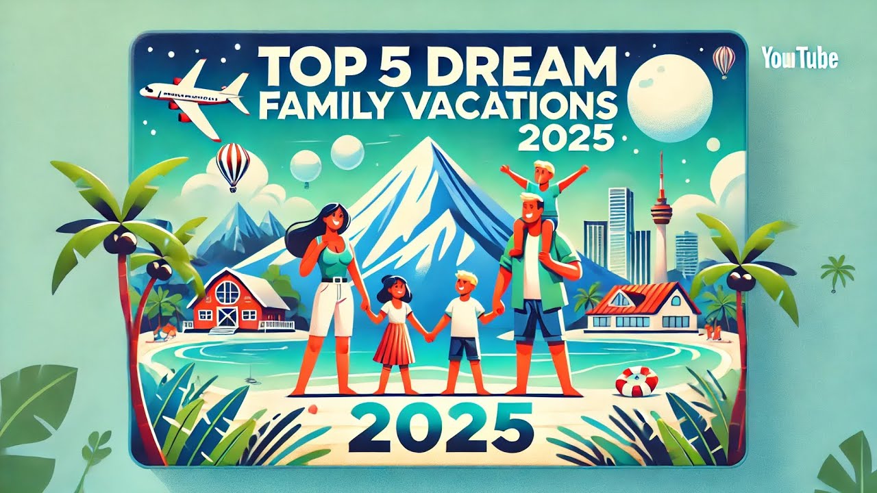 Top 5 Dream Family Vacation Ideas for 2025 | Bucket List Holiday Destinations