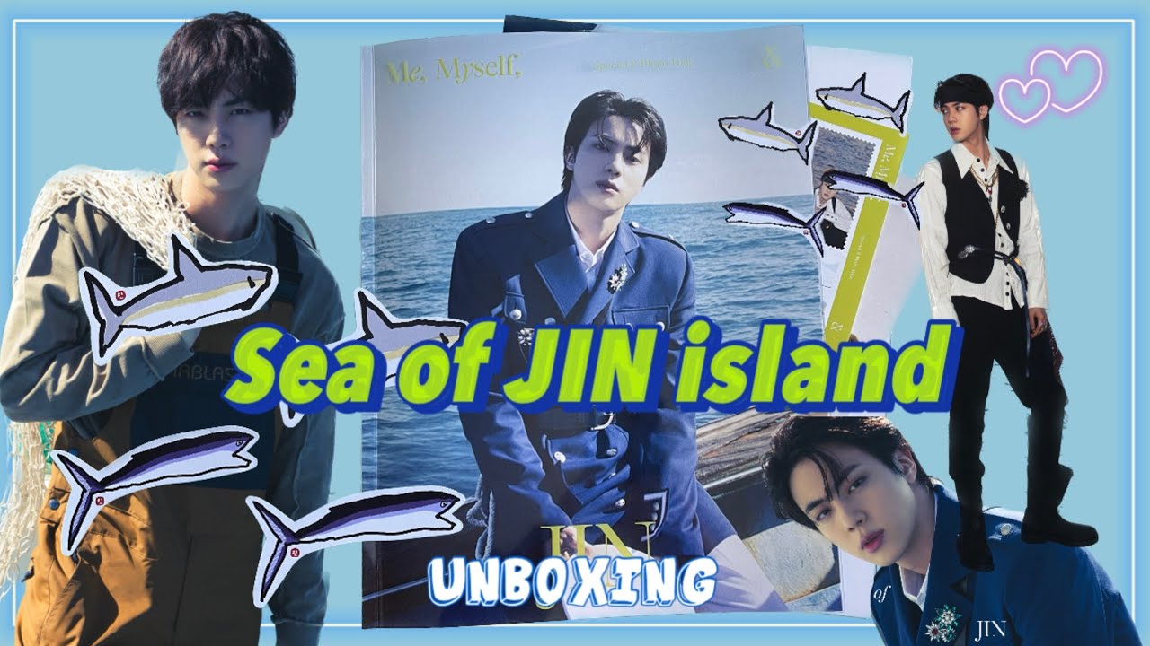 【BTS UNBOXING】ジン ソロ写真集 開封 💜 BTS Special 8 Photo-Folio Me, Myself, & JIN Sea of JIN island 開封動画