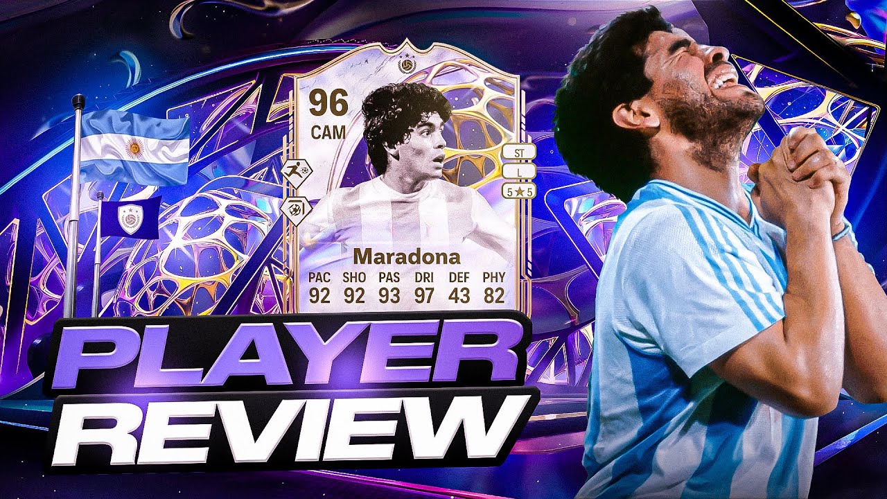 96 FUTURE STARS ICON MARADONA PLAYER REVIEW - EA FC 26 ULTIMATE TEAM