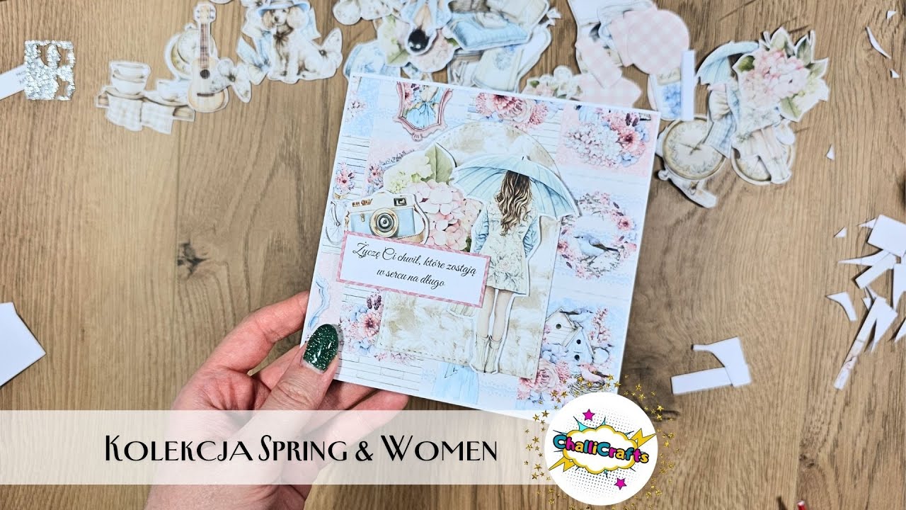 Szybka inspiracja na kartkę dla ogrodniczki | Scrapbooking | @mintaypapers  Cottage Heart |
